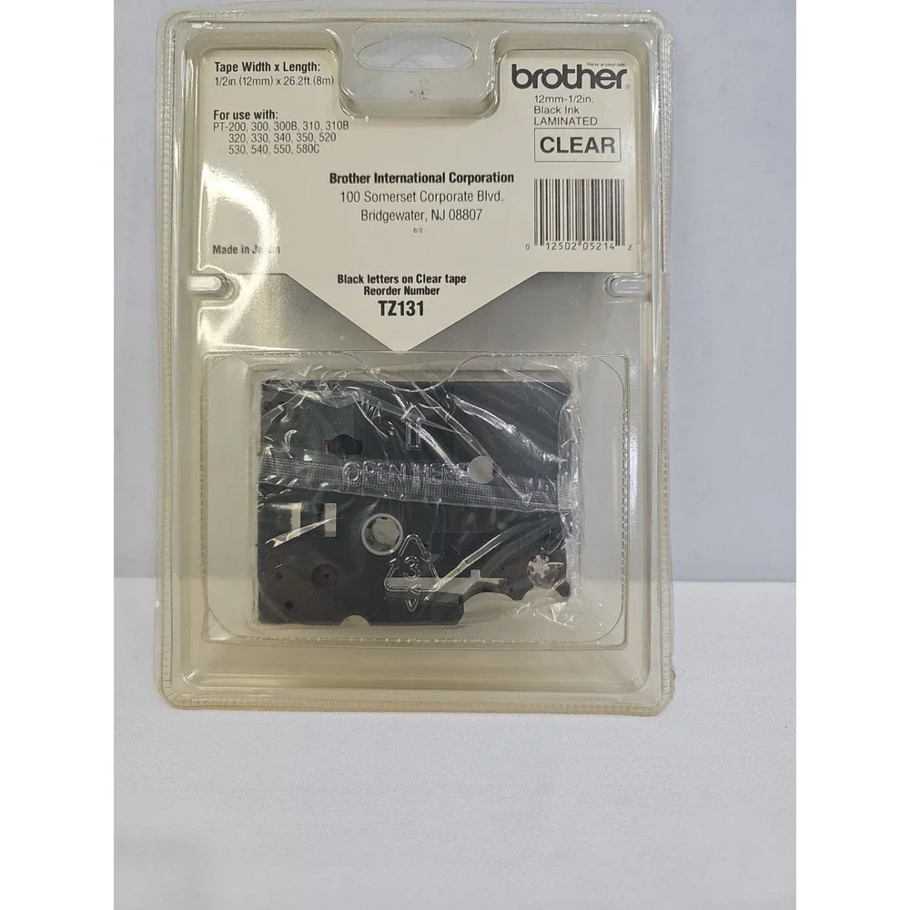 Brother P Touch TZ-131 Label Tape 1/2